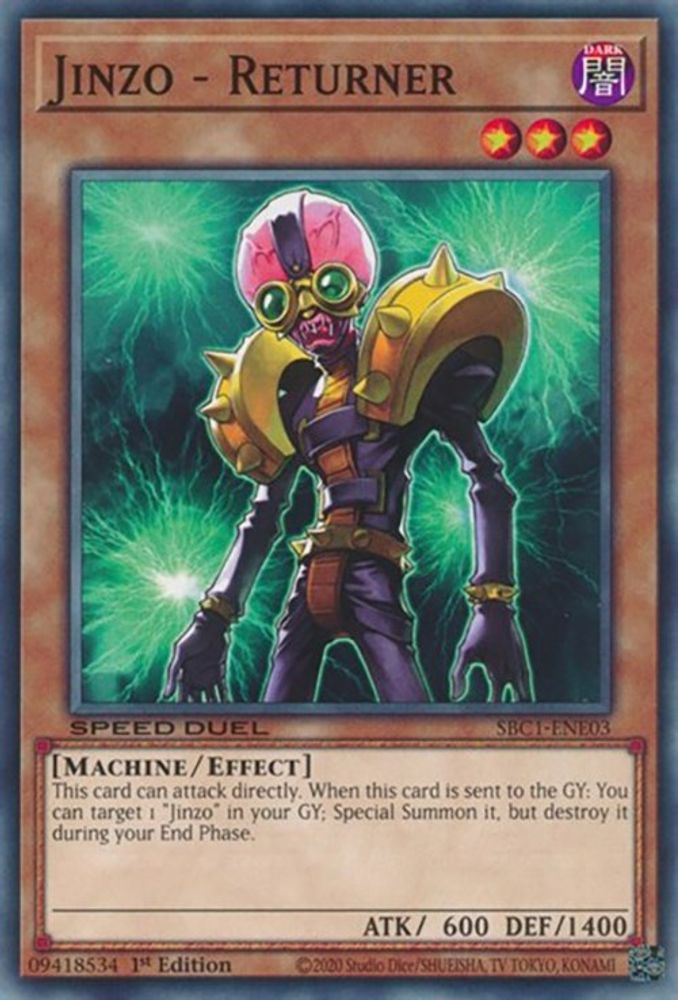 Jinzo - Returner (SBC1-ENE03) - Common