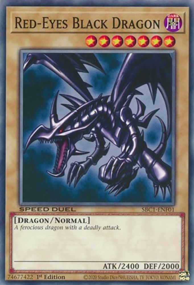 Red-Eyes Black Dragon (SBC1-ENF01) - Common