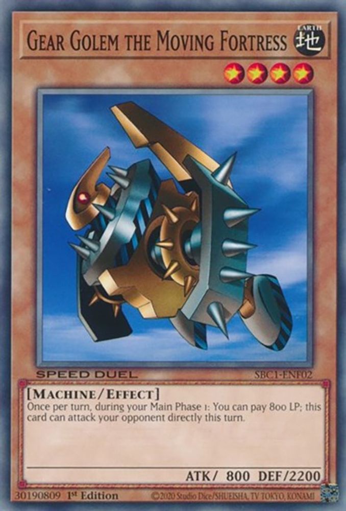 Gear Golem the Moving Fortress (SBC1-ENF02) - Common