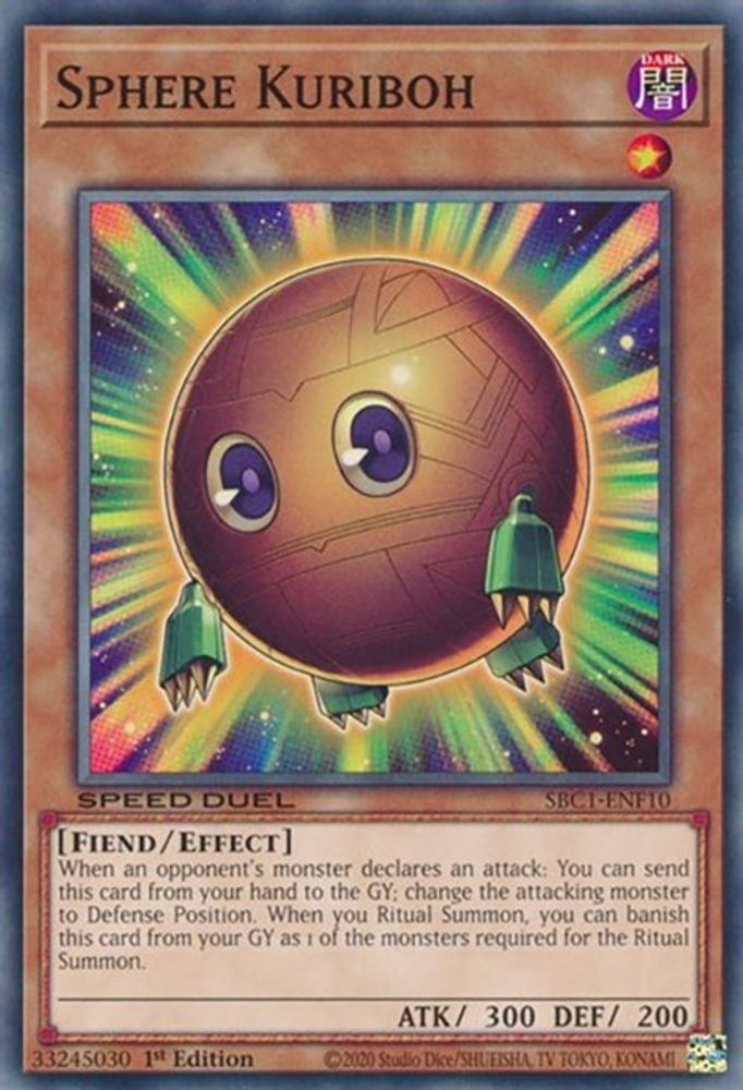 Sphère Kuriboh [SBC1-ENF10] Commune 