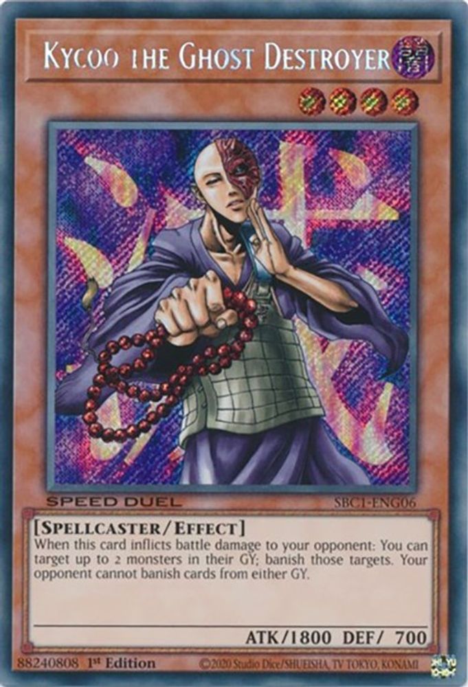 Kycoo the Ghost Destroyer (Secret Rare) (SBC1-ENG06) - Secret Rare