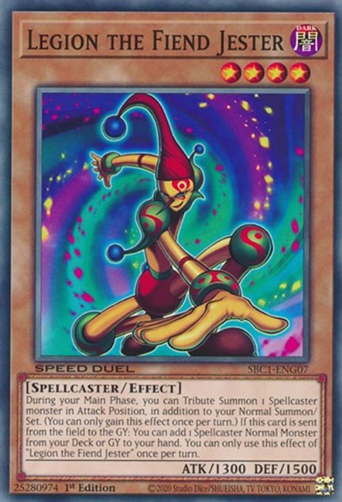Legion the Fiend Jester (SBC1-ENG07) - Common