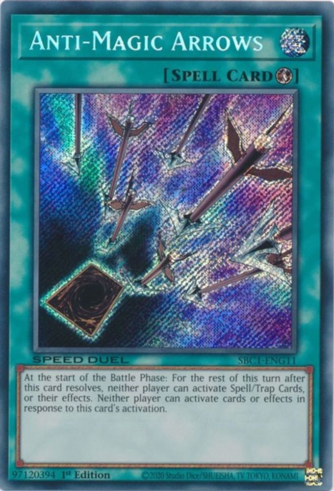 Anti-Magic Arrows (Secret Rare) (SBC1-ENG11) - Secret Rare