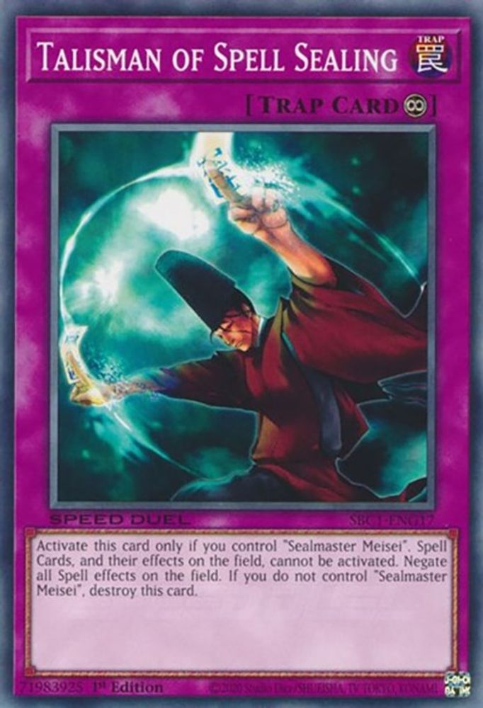 Talisman of Spell Sealing (SBC1-ENG17) - Common