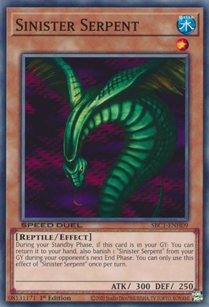Sinister Serpent (SBC1-ENH09) - Common