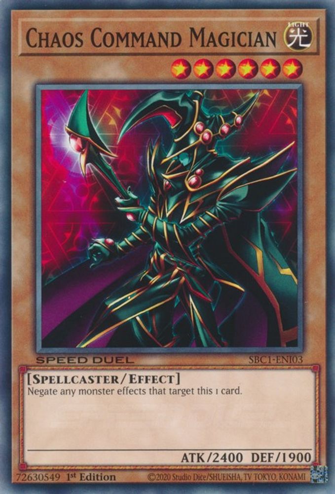 Magicien du Commandement du Chaos [SBC1-ENI03] Commun 