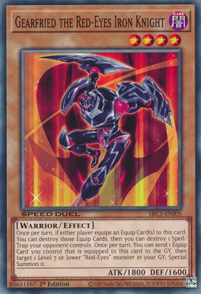 Gearfried the Red-Eyes Iron Knight (SBC1-ENI05) - Common