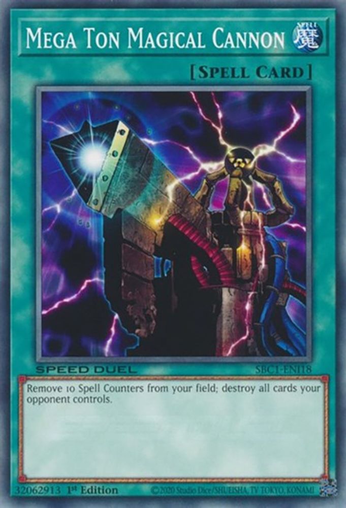 Mega Ton Magical Cannon (SBC1-ENI18) - Common