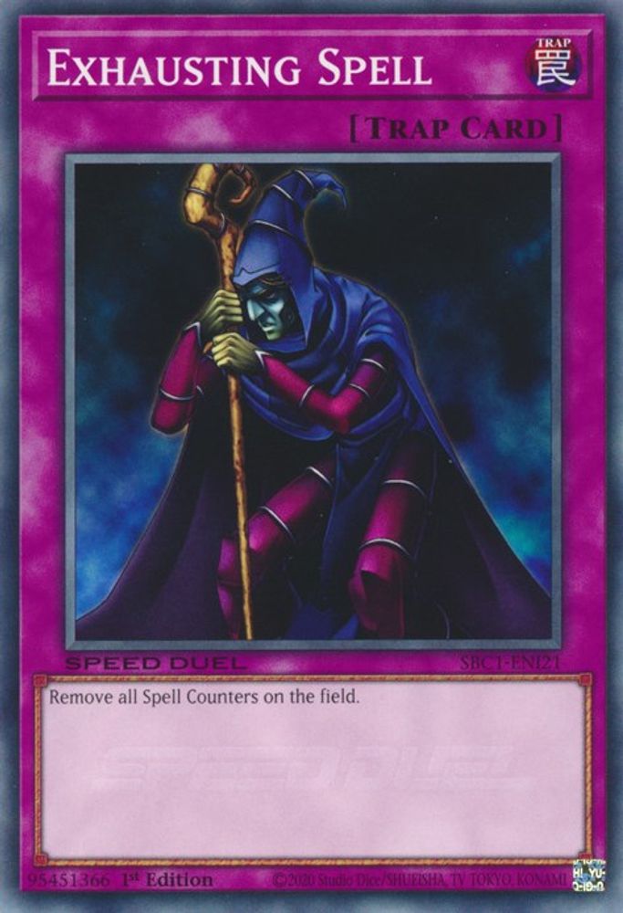 Exhausting Spell (SBC1-ENI21) - Common