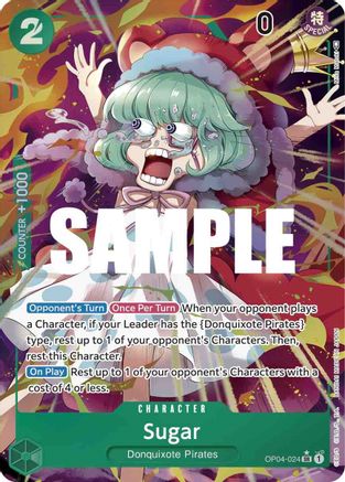 Sugar (Alternate Art) (OP04-024) - Super Rare