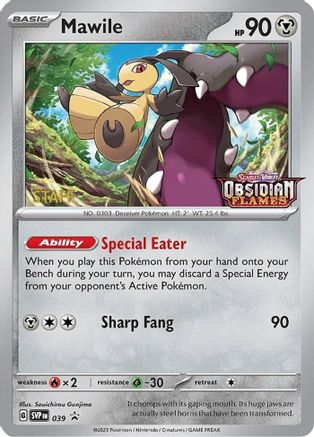 Mawile (039) (Estampillé) (Bâton) [Scarlet &amp; Violet: Black Star Promos] 