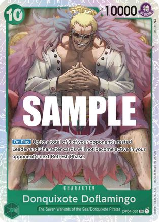 Donquixote Doflamingo (031) (OP04-031) - Super Rare
