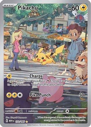Pikachu 173/165  - Holofoil - Illustration Rare