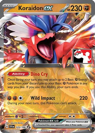 Koraidon ex 125  - Holofoil - Double Rare
