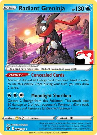 Greninja radieux (046/189) [Pack de prix série trois] 