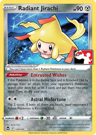 Jirachi radieux (120/195) [Pack de prix série trois] 
