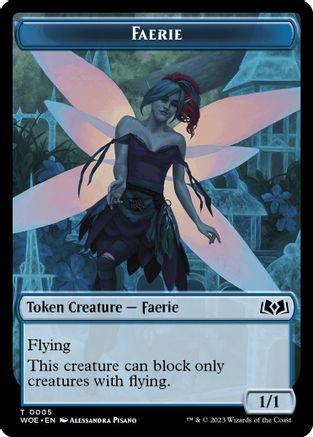 Faerie Token (WOE-005) - Wilds of Eldraine