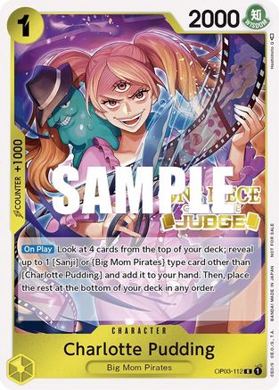 Charlotte Pudding (Judge Pack Vol. 2) [Cartes promotionnelles One Piece] 