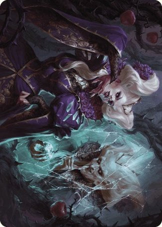 Carte d'art de sorcière vaniteuse [Série d'art Wilds of Eldraine] 