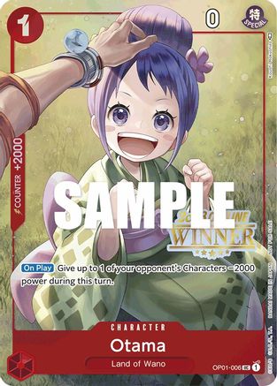 Otama (hors ligne régional 2023) [Gagnant] [Cartes promotionnelles One Piece] 
