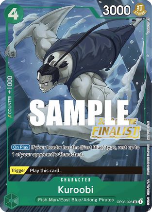 Kuroobi (Offline Regional 2023) [Finalist] (OP03-026) - Promo