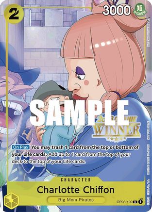 Charlotte Chiffon (Offline Regional 2023) [Winner] (OP03-109) - Promo