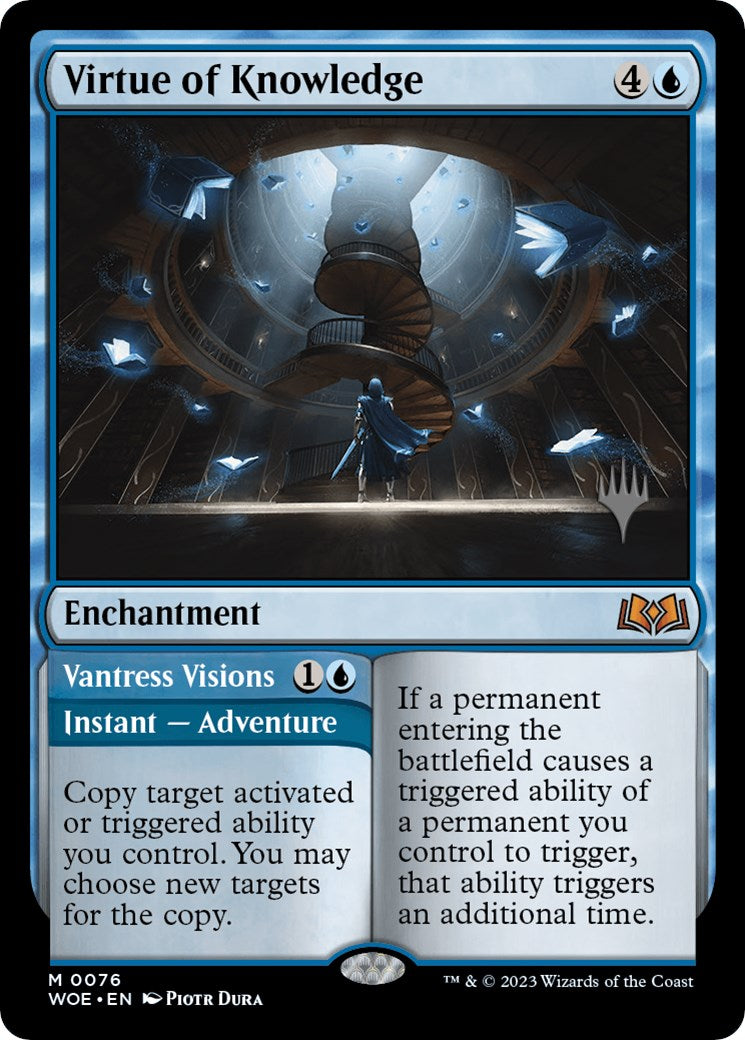 Virtue of Knowledge (PPWOE-076) - Wilds of Eldraine Promos