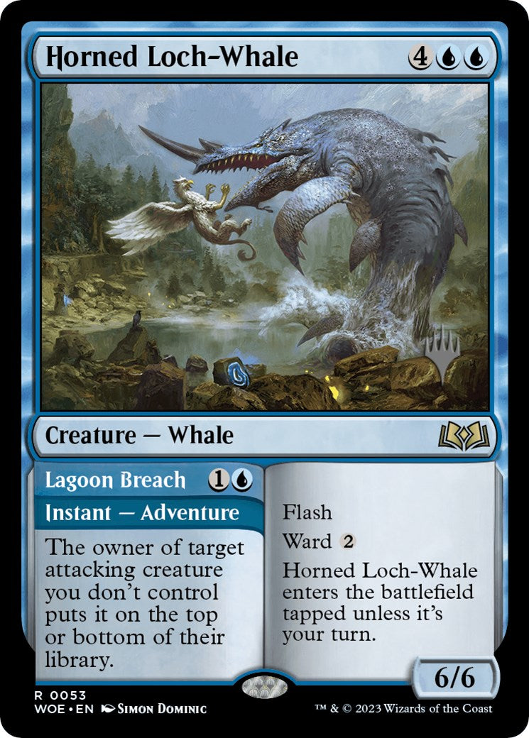Horned Loch-Whale (PPWOE-053) - Wilds of Eldraine Promos