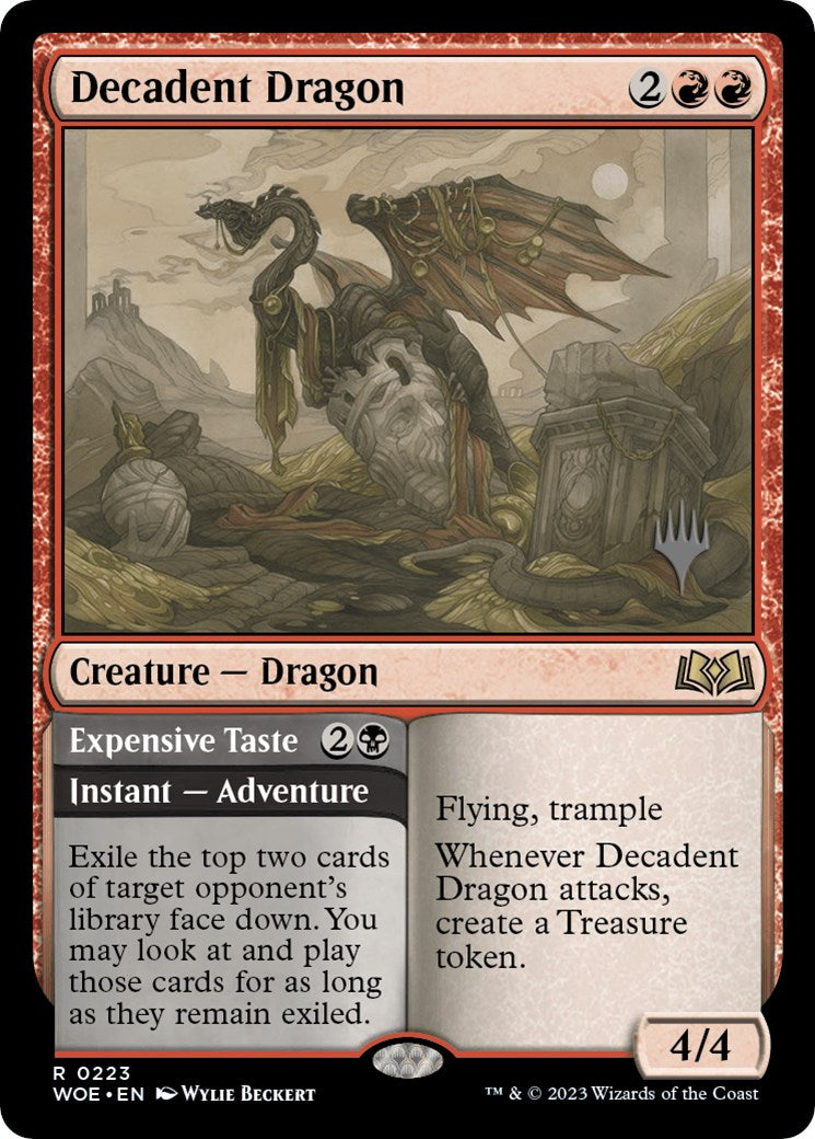 Decadent Dragon (PPWOE-223) - Wilds of Eldraine Promos