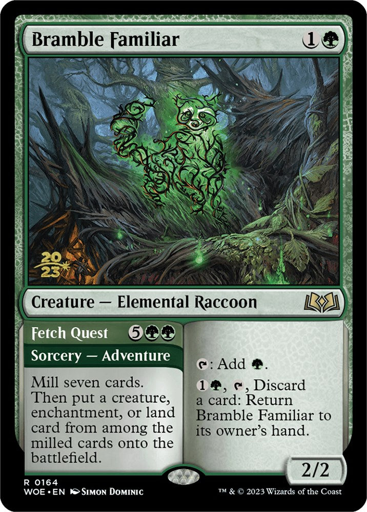 Bramble Familiar (PRE-164) - Wilds of Eldraine Promos Foil