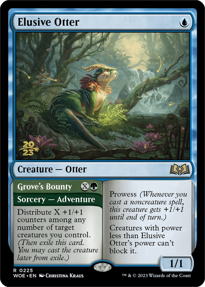Elusive Otter (PRE-225) - Wilds of Eldraine Promos Foil