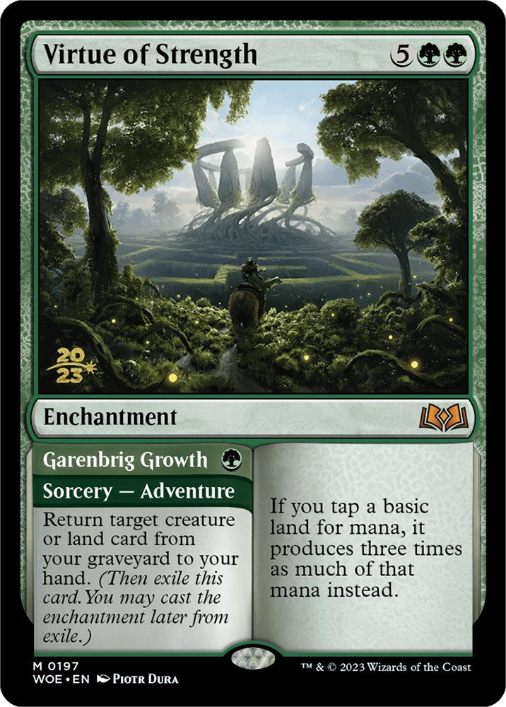 Virtue of Strength (PPWOE-197) - Wilds of Eldraine Promos