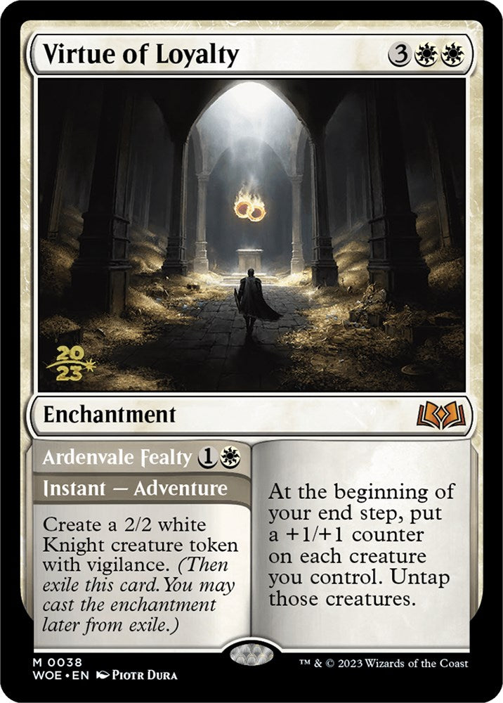 Virtue of Loyalty (PRE-038) - Wilds of Eldraine Promos Foil