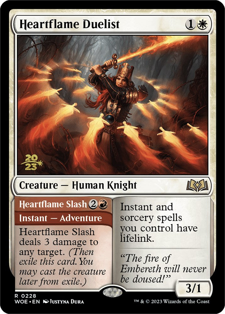 Heartflame Duelist (PRE-228) - Wilds of Eldraine Promos Foil