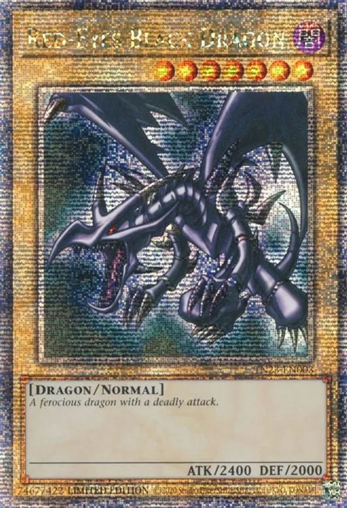 Red-Eyes Black Dragon (Quarter Century Secret Rare) (TN23-EN003) - Quarter Century Secret Rare