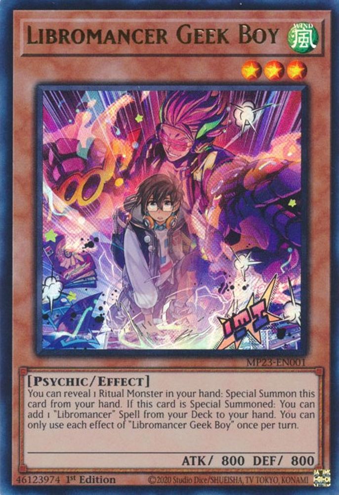 Libromancer Geek Boy (MP23-EN001) - Ultra Rare