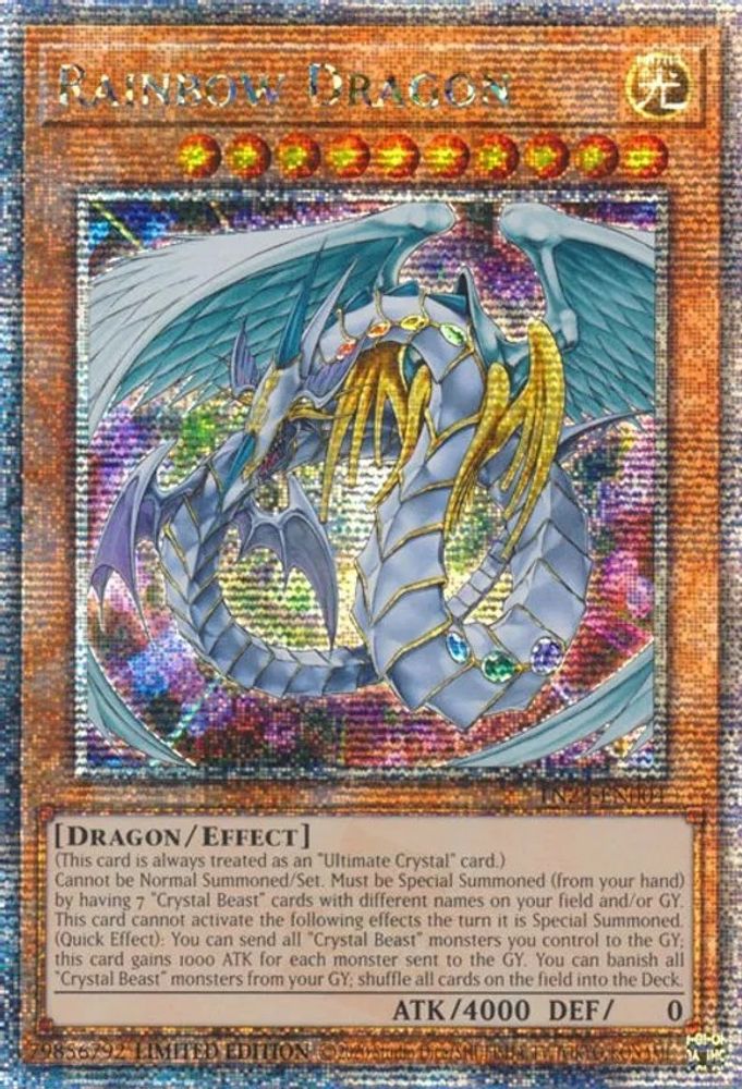 Rainbow Dragon (Quarter Century Secret Rare) (TN23-EN004) - Quarter Century Secret Rare