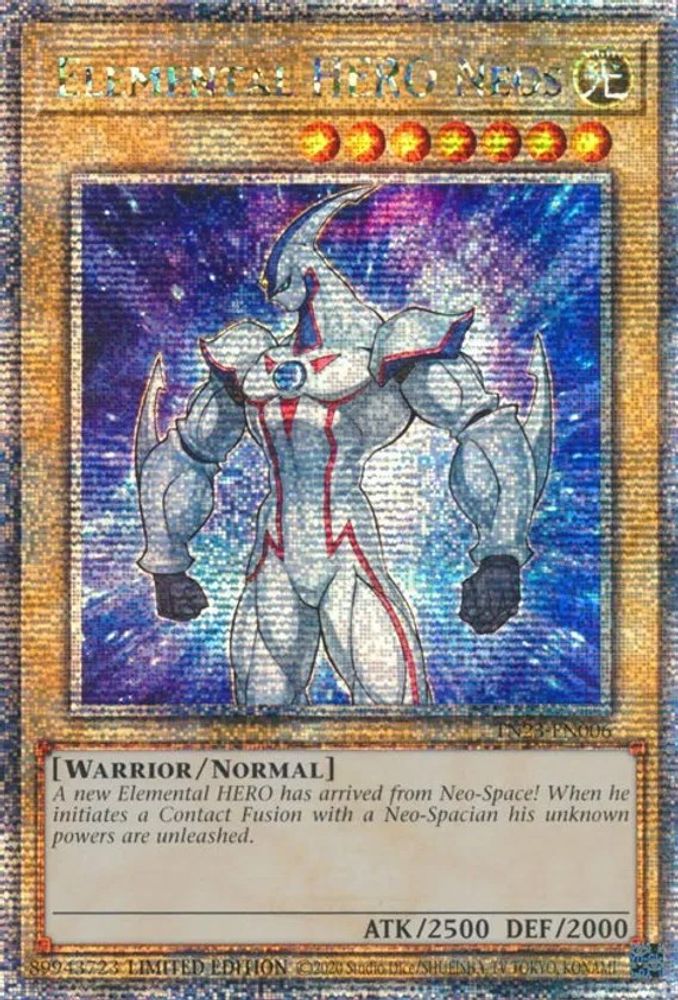 Elemental HERO Neos (Quarter Century Secret Rare) (TN23-EN006) - Quarter Century Secret Rare