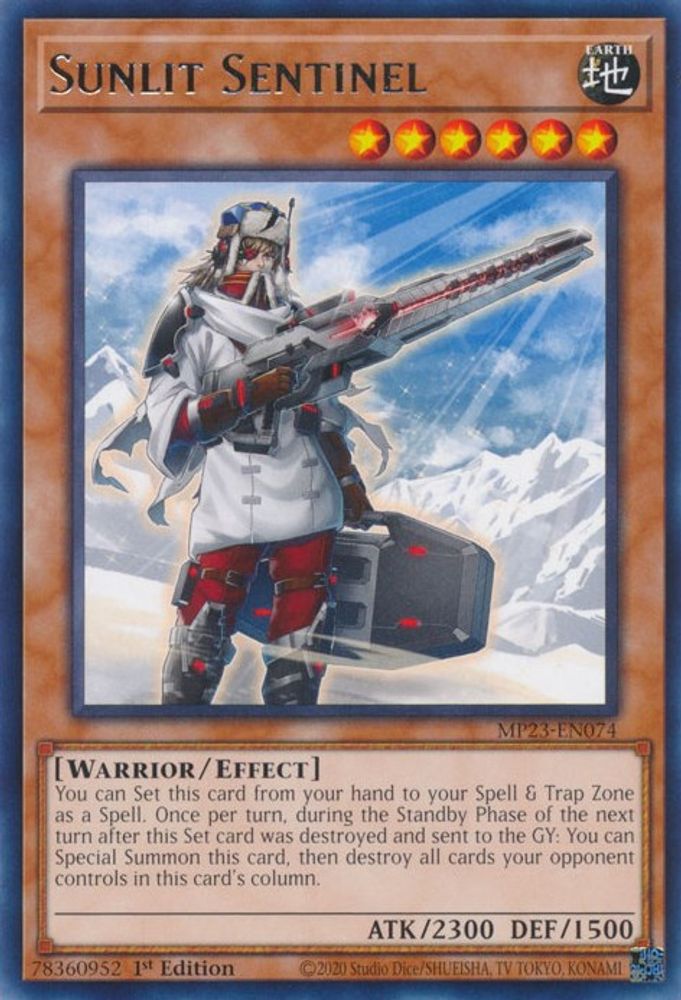 Sunlit Sentinel (MP23-EN074) - Rare