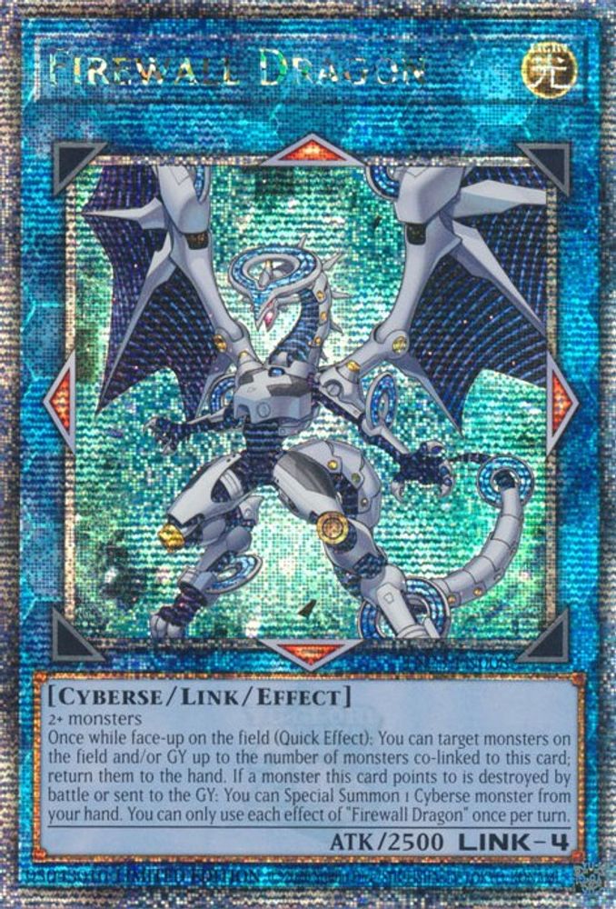 Firewall Dragon (Quarter Century Secret Rare) (TN23-EN008) - Quarter Century Secret Rare