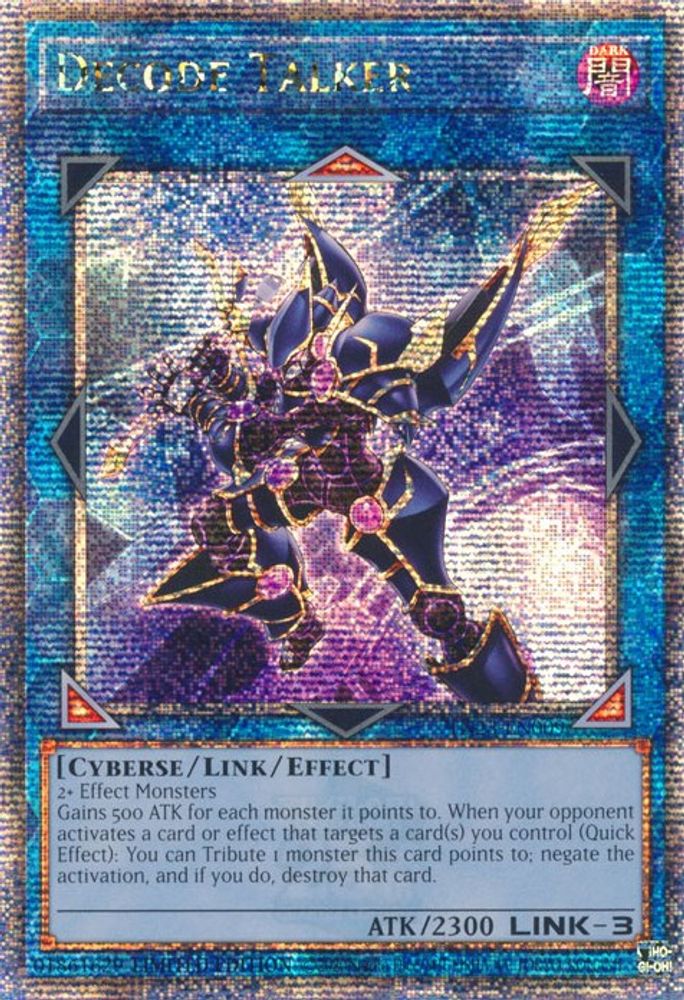 Decode Talker (Quarter Century Secret Rare) (TN23-EN009) - Quarter Century Secret Rare