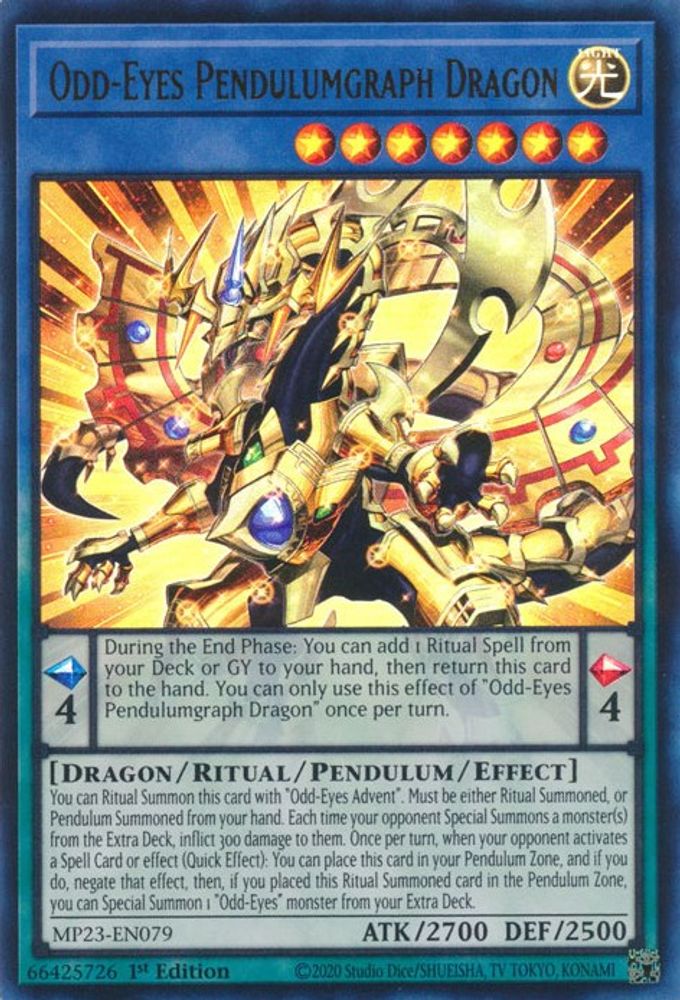 Odd-Eyes Pendulumgraph Dragon (MP23-EN079) - Ultra Rare