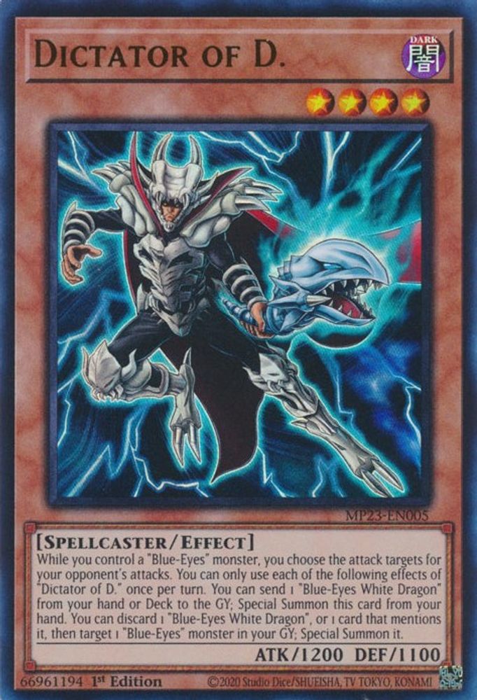 Dictator of D. (MP23-EN005) - Ultra Rare