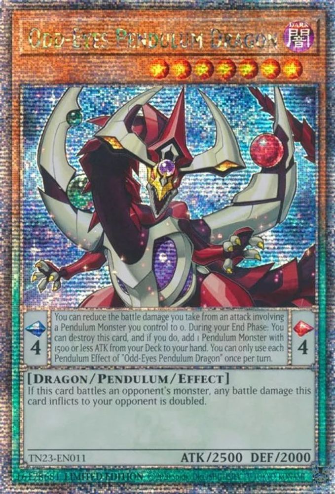 Odd-Eyes Pendulum Dragon (Quarter Century Secret Rare) (TN23-EN011) - Quarter Century Secret Rare