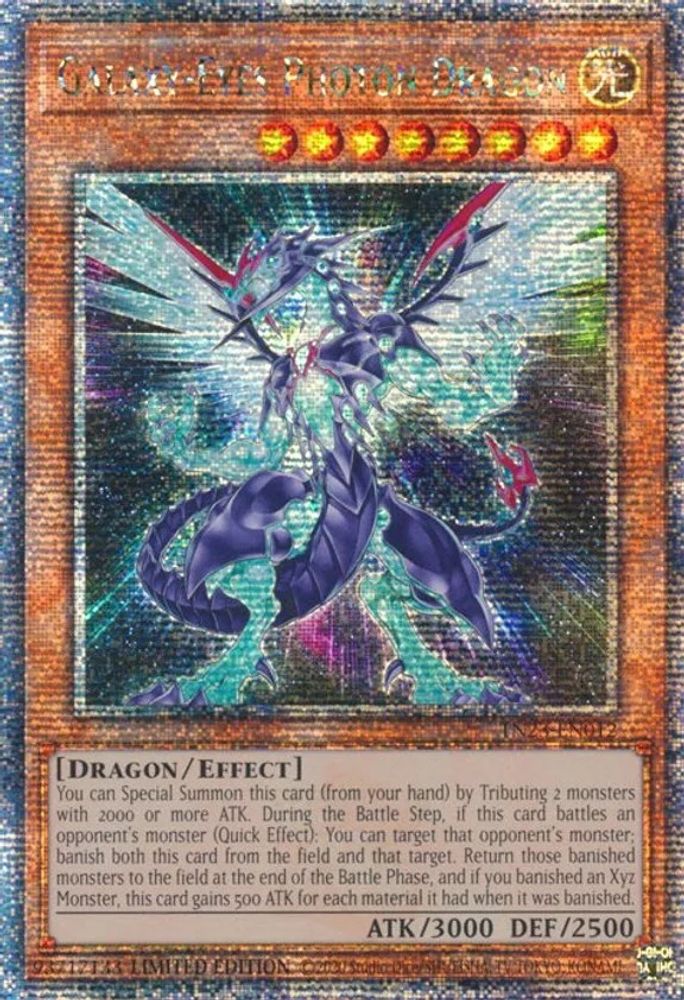 Galaxy-Eyes Photon Dragon (Quarter Century Secret Rare) (TN23-EN012) - Quarter Century Secret Rare