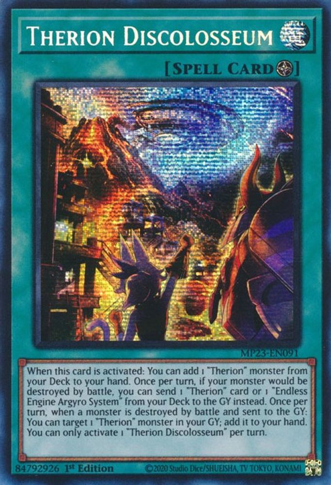 Therion Discolosseum (MP23-EN091) - Prismatic Secret Rare