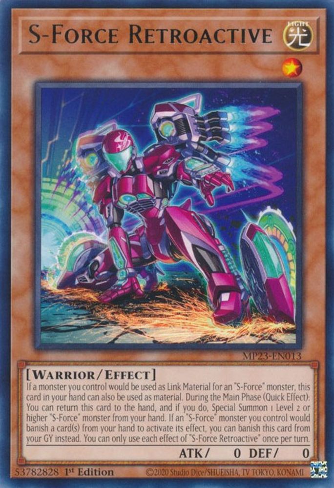 S-Force Retroactive (MP23-EN013) - Rare