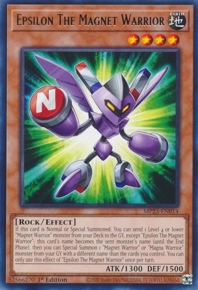 Epsilon The Magnet Warrior (MP23-EN014) - Rare