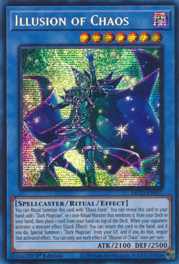 Illusion of Chaos (MP23-EN017) - Prismatic Secret Rare