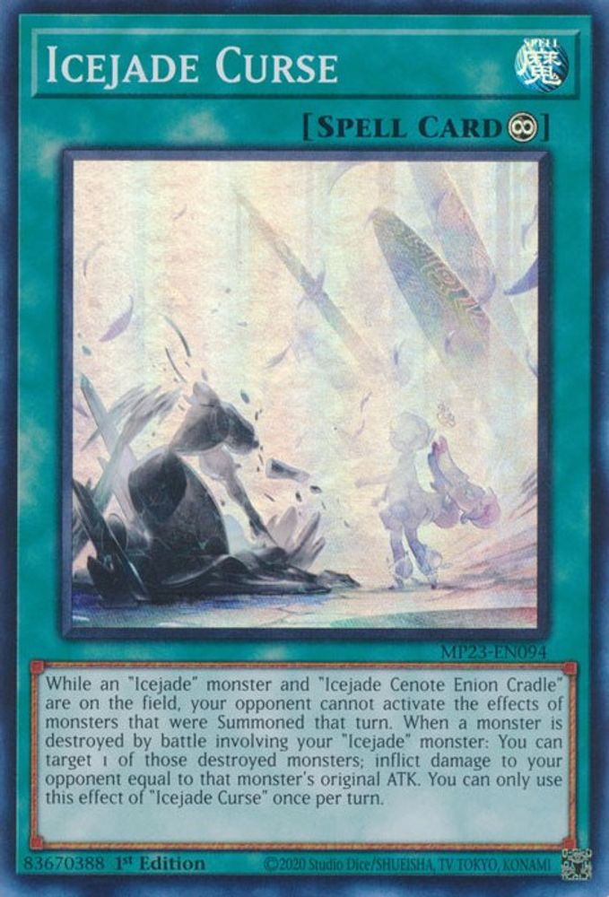 Icejade Curse (MP23-EN094) - Super Rare